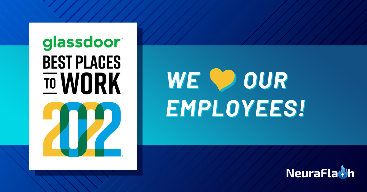 NeuraFlash honored as one of the best places to work in 2022, a Glassdoor Employees’ Choice Award Winner
