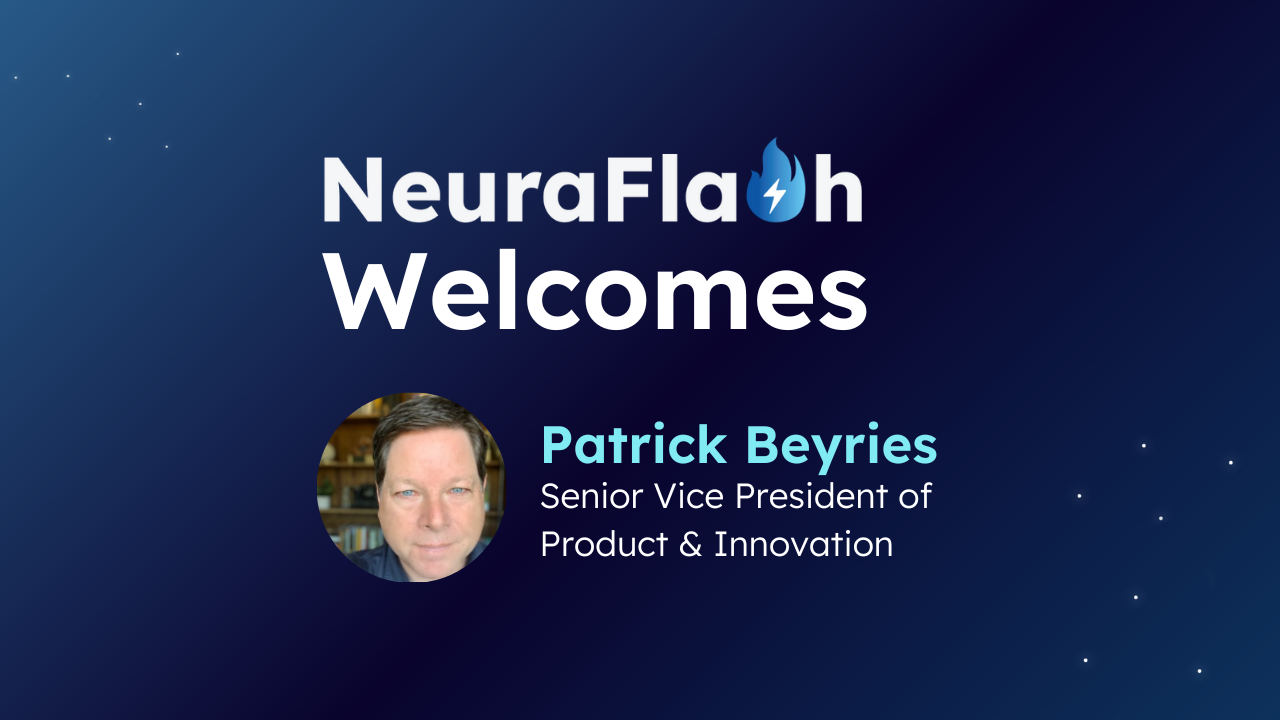 NeuraFlash Welcomes Patrick Beyries, Senior Vice President of Product & Innovation