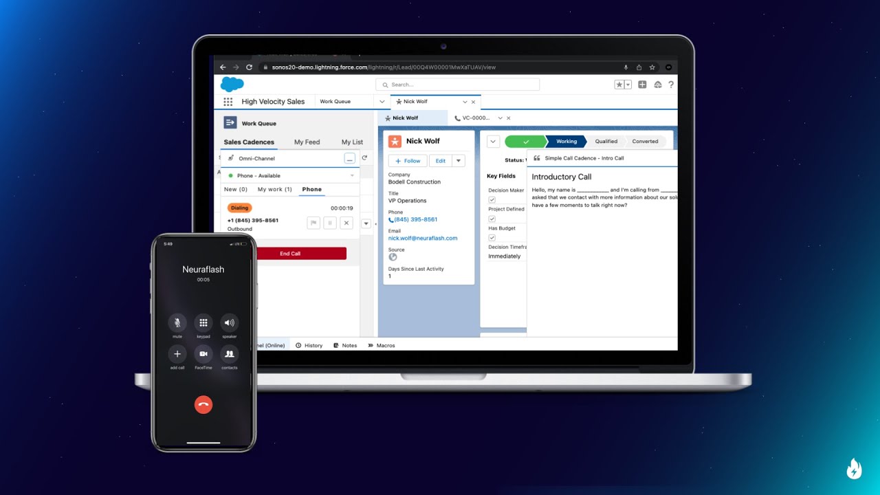 High Velocity Sales & Service Cloud Voice, Powered by Amazon Connect