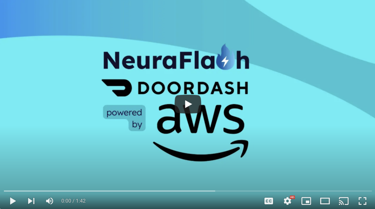 Doordash Demo AWS only
