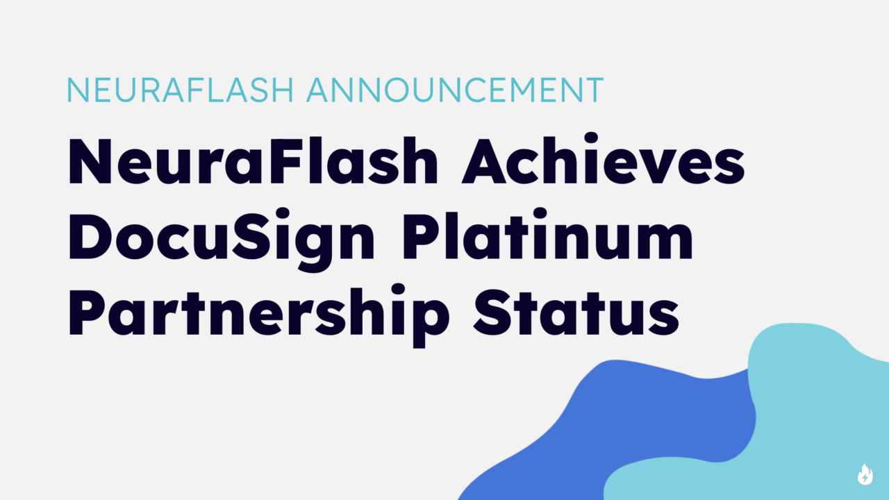 NeuraFlash Achieves DocuSign Platinum Partnership Status
