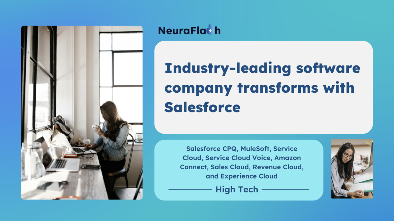 Industry leading software company transforms with Salesforce