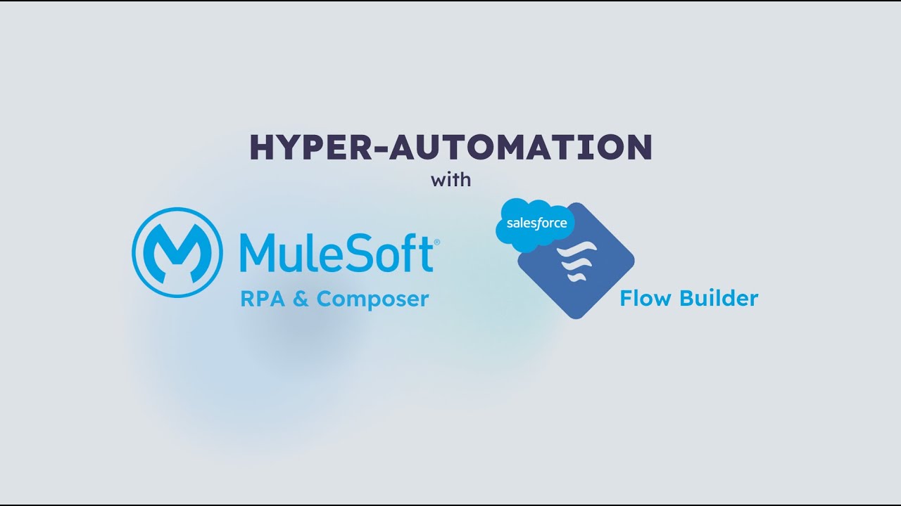 Hyperautomation with MuleSoft RPA, Composer, & Salesforce Flows