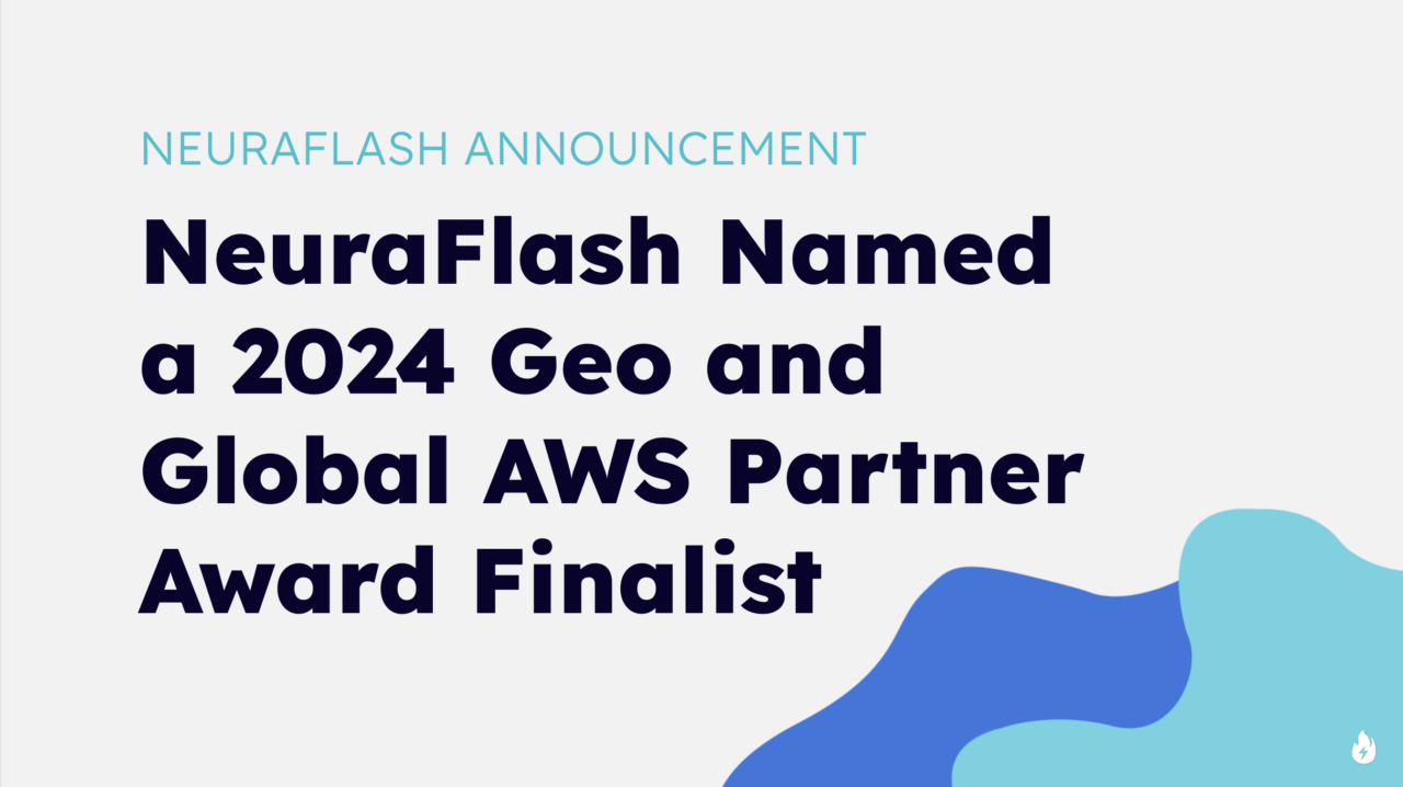 NeuraFlash Named a 2024 Geo and Global AWS Partner Award Finalist