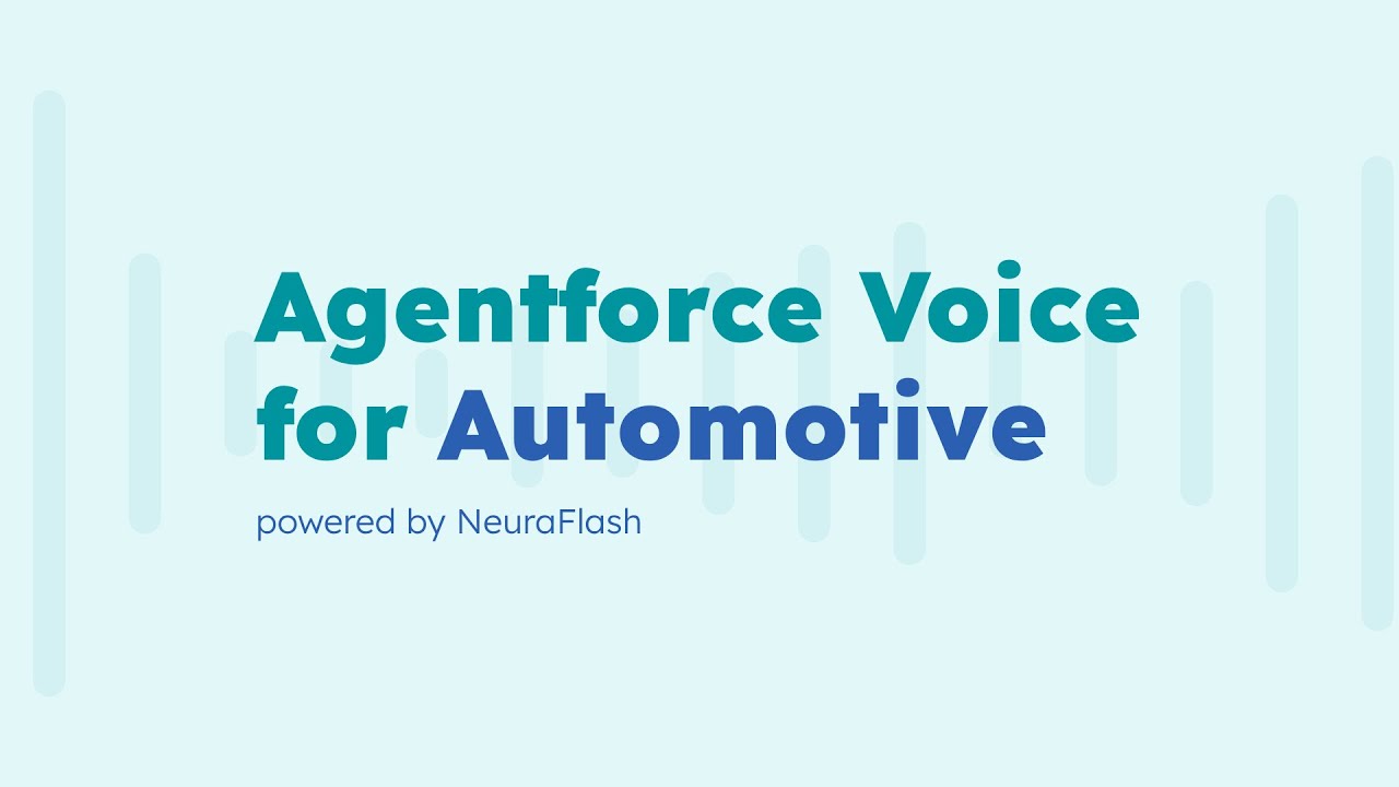 Agentforce Voice for Automotive