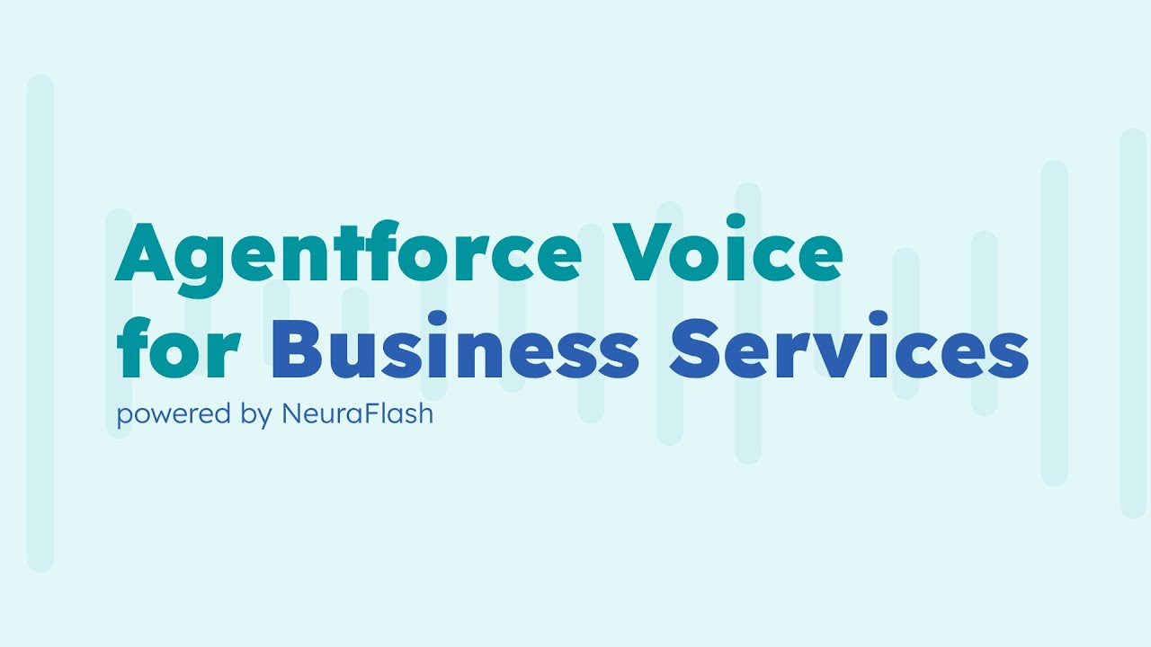 Agentforce Voice for Business Services