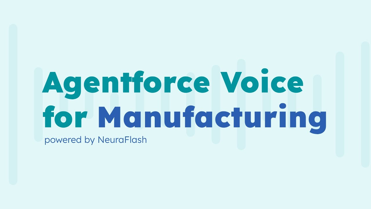 Agentforce Voice for Manufacturing