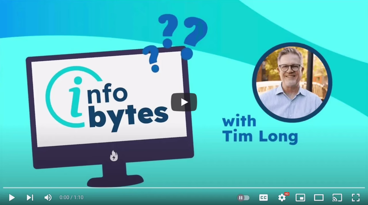 Info-Bytes with Tim Long [Episode 1]