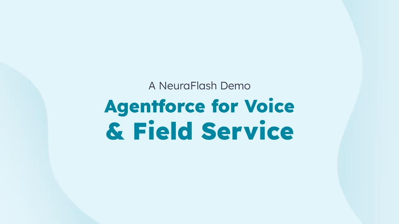 Agentforce Voice for Field Service